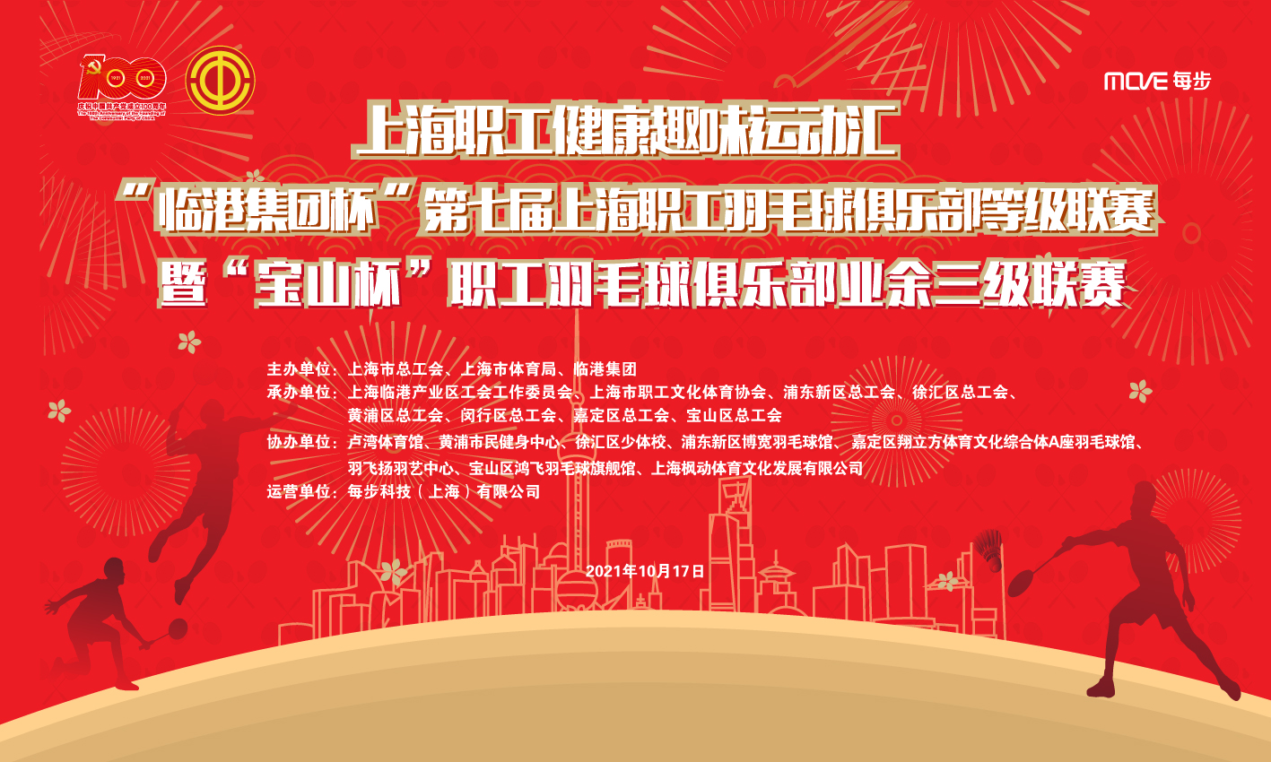 上海职工健康趣味运动汇“临港集团杯”第七届上海职工羽毛球俱乐部等级联赛暨“宝山杯”职工羽毛球俱乐部业余三级联赛