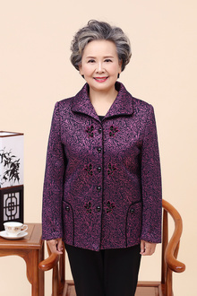 2017春季新款老年人长外套 舒适、时尚与性价比的完美结合